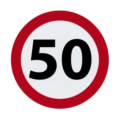 resized speed50 sign